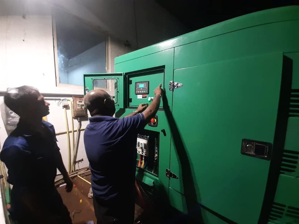 300kva AOSIF Generator (Cummins Engine & Stamford Alternator) being commissioned.